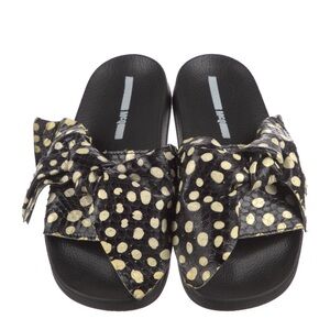Alexander McQueen “McQ” polka dot bow sandals